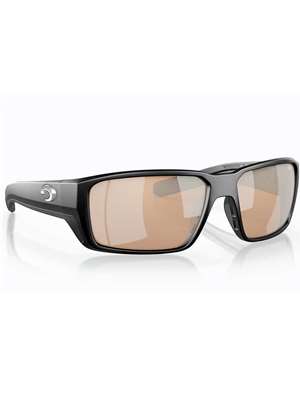 Costa Fantail Pro Sunglasses- matte black with copper silver mirror 580G lenses