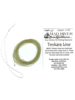 furled mono tenkara lines