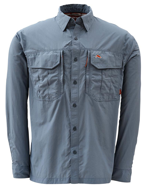 Simms Guide Shirt steel blue
