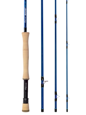 Echo Boost Blue 9' 7wt Fly Rod at Mad River Outfitters Echo Boost Blue Fly Rods at Mad River Outfitters