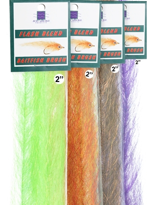 Just Add H2O Flash Blend Baitfish Brush 2" Blane Chocklett's Fly Tying Materials at Mad River Outfitters