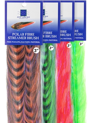 Just Add H2O Polar Fiber Streamer Brushes 3" Blane Chocklett's Fly Tying Materials at Mad River Outfitters