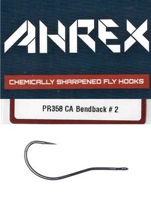 Ahrex PR358 CA Bendback fly tying hooks bass panfish poppers