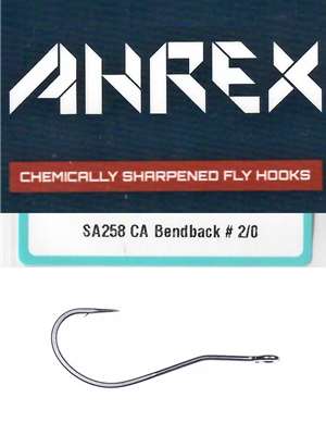 Ahrex SA258 CA Bendback fly tying hooks bass panfish poppers