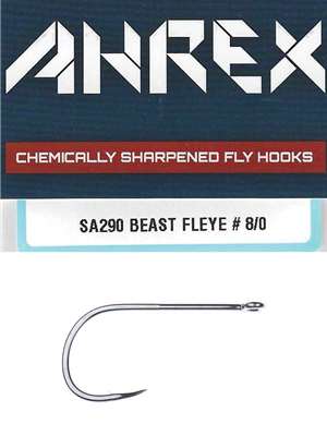 Ahrex SA290 Beast Fleye Hooks saltwater fly tying hooks