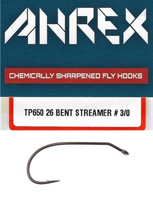 Ahrex TP650 26 Degree Streamer Hooks fly tying hooks bass panfish poppers