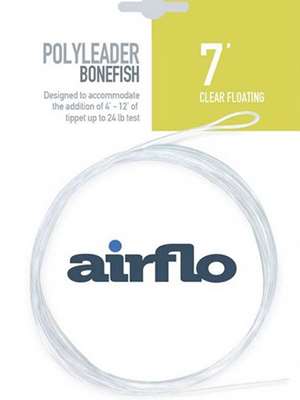 Airflo Bonefish Polyleaders Specialty Fly Fishing Leaders - Furled, Wire Etc.