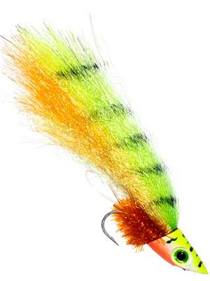 Pole Dancer Fly by Charlie Bisharat- Fire Tiger 3/0 flies for saltwater, pike and stripers