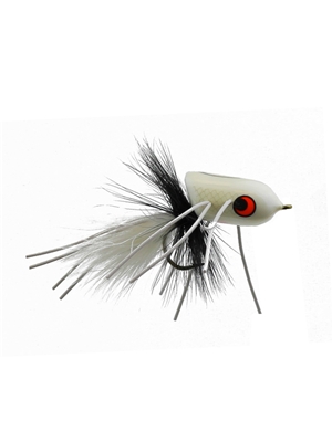 boogle bullet white Largemouth Bass Flies - Surface  and  Divers