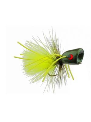 boogle popper size 4 fiery frog Largemouth Bass Flies - Surface  and  Divers