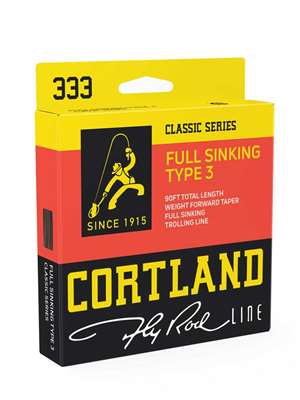 Cortland 333 Full Sink Type 3 Fly Line Cortland Line Co.