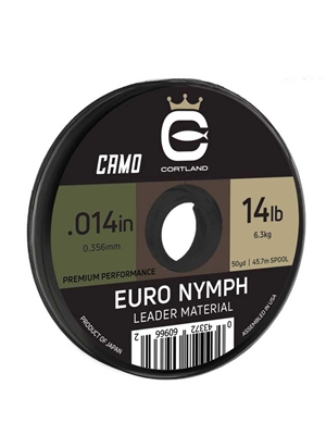 Cortland Camo Euro Nymph Leader Material Euro and Nymph Fly Lines