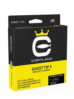 Cortland Ghost Tip 3 Fly Line Streamer Fly Lines