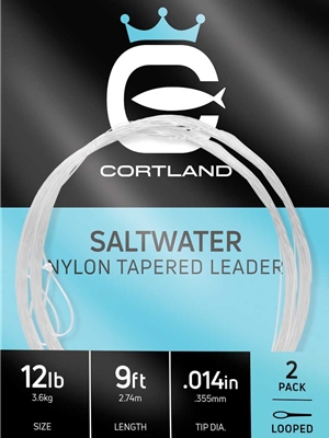 Cortland Nylon Saltwater Tapered Leaders Saltwater Tippet  and  Leaders