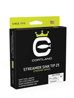 Cortland Streamer Sink 25 Fly Line sinking intermediate fly lines