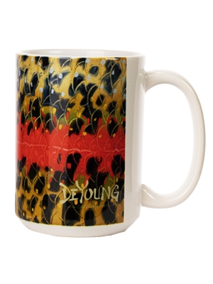 DeYoung Trout Coffee Mug rainbow trout Coffee Mugs & Barware