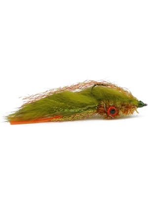 ehler's long strip crayfish fly olive Smallmouth Bass Flies- Subsurface