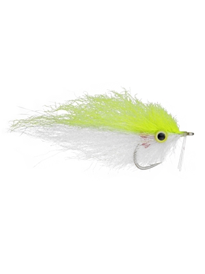 enrico puglisi peanut butter fly chartreuse flies for saltwater, pike and stripers