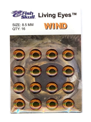 Fish Skull Living Eyes- Wind Blane Chocklett's Fly Tying Materials at Mad River Outfitters