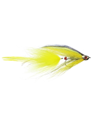 galloup's pearl necklace fly yellow flies for saltwater, pike and stripers