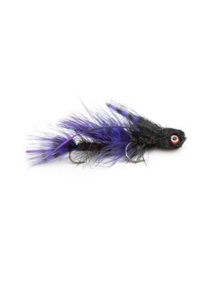 Kelly Galloup's Mini Sex Dungeon- black and purple Modern Streamers - Sculpins