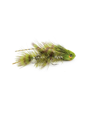 Kelly Galloup's Mini Sex Dungeon olive Modern Streamers - Sculpins