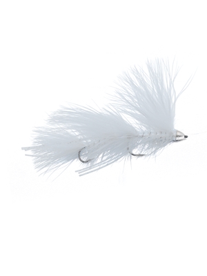galloup's peanut envy white Smallmouth Bass Flies- Subsurface