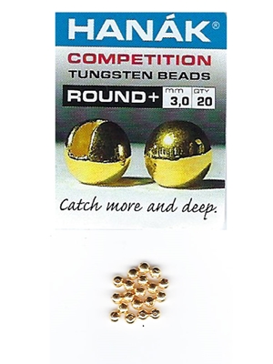 Hanak Competition Slotted Tungsten Beads gold Hanak Competition