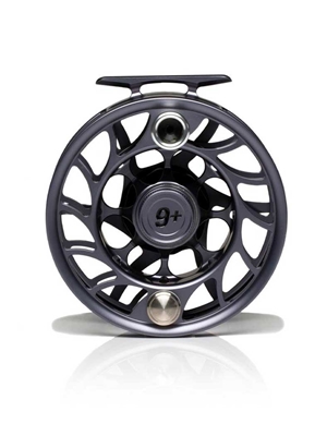 Hatch Iconic 9 Plus Fly Reel- gray/black New Fly Reels at Mad River Outfitters