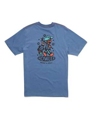 Howler Brothers Travelin' Light Blended T-Shirt in Mirage Blue Fly Fishing T-Shirts at Mad River Outfitters