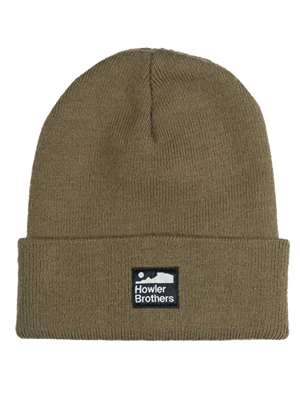 Howler Brothers Command Beanie in Army Green Insulated Hats and Gloves