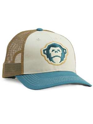 Howler Brothers El Mono Snapback in Stone/Dark Teal/Old Gold New Hats at Mad River Outfitters