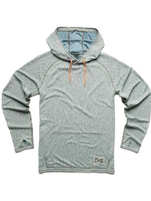Howler Brothers Loggerhead Hoodie in Deluge Camo: Light Grey mad river outfitters Men's Sun and Bug Gear