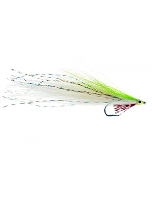 Lefty's deceivers chartreuse and white flies for saltwater, pike and stripers