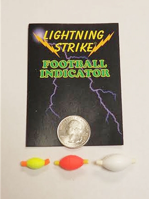 lightning strike football strike indicators Strike indicators at Mad River Outfitters