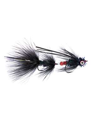 Maddin's OG Mini Circus Peanut - black New Flies at Mad River Outfitters