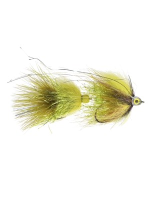 Stroli's Mini Masked Avenger streamer- olive Fly Fishing Gift Guide at Mad River Outfitters
