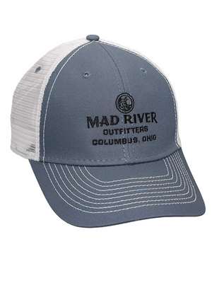 Mad River Outfitters Sideline Trucker Hat- Steel/White Mad River Outfitters Merchandise