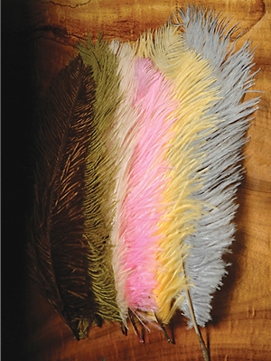 ostrich herl plumes Feathers and Marabou