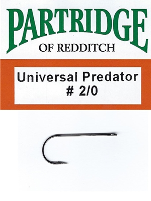 partridge universal predator hook streamer fly tying hooks
