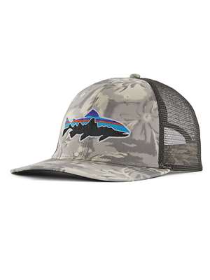 Patagonia Fitz Roy Trout Trucker in Cliffs and Waves: Natural Patagonia Hats at Mad River Outfitters