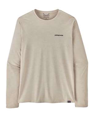 Patagonia Men's Long-Sleeved Capilene Cool Daily Graphic Shirt in Pumice X-Dye mad river outfitters Men's Sun and Bug Gear