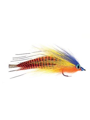 peacock reducer flies for saltwater, pike and stripers