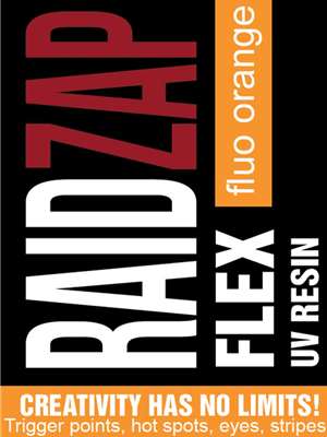 Raidzap Flex UV Resin - Fl. Orange New Fly Tying Materials at Mad River Outfitters
