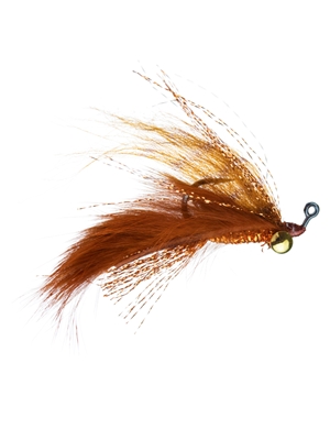 Red Fish Scampi in Tan at Mad River Outfitters flies for saltwater, pike and stripers