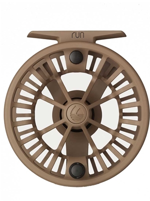 Redington RUN Fly Reel coyote New Fly Reels at Mad River Outfitters