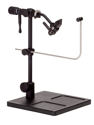 Renzetti Saltwater Traveler 2300 Fly Tying Vise w/6×6 Pedestal Base in Black Anodized Finish. Blane Chocklett's Fly Tying Materials at Mad River Outfitters