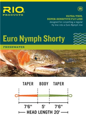 Rio Euro Nymph Shorty Euro Nymph Leaders and Tippets