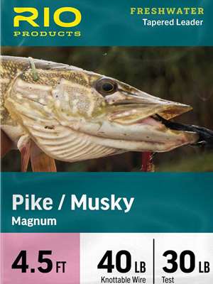 Rio magnum Pike and Musky Leaders Sinking Leaders