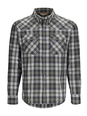 Simms Brackett Shirt- backcountry clover plaid mad river outfitters men's shirts and tops